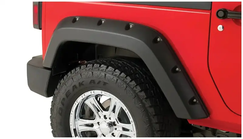 Bushwacker 40096-02 Pocket Style Fender Flares – Bolt-On Wide-Body Enhancement 1