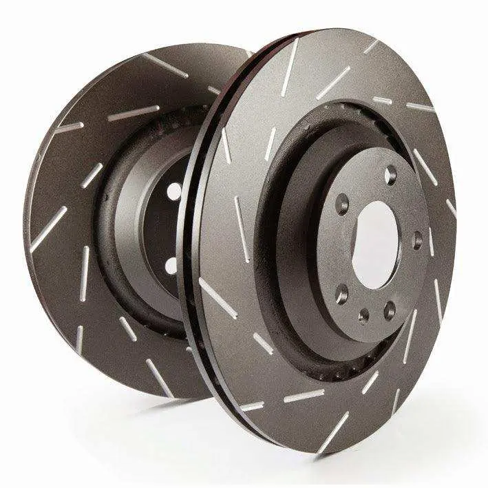 Ebc Usr935 Slotted Brake Rotors – Precision-Cut Narrow Slots Reduce Wind Noise 1